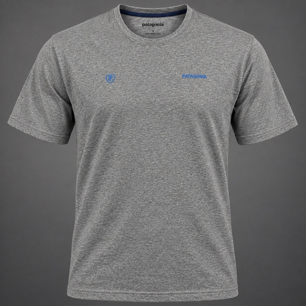 Patagonia Men's Mark Forge Responsibili-Tee Shirt Gray Size L Regular Fit NWT